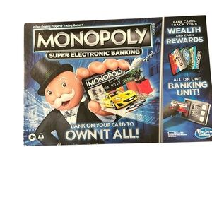 Monopoly Super Electronic Banking Game Complete Tested”